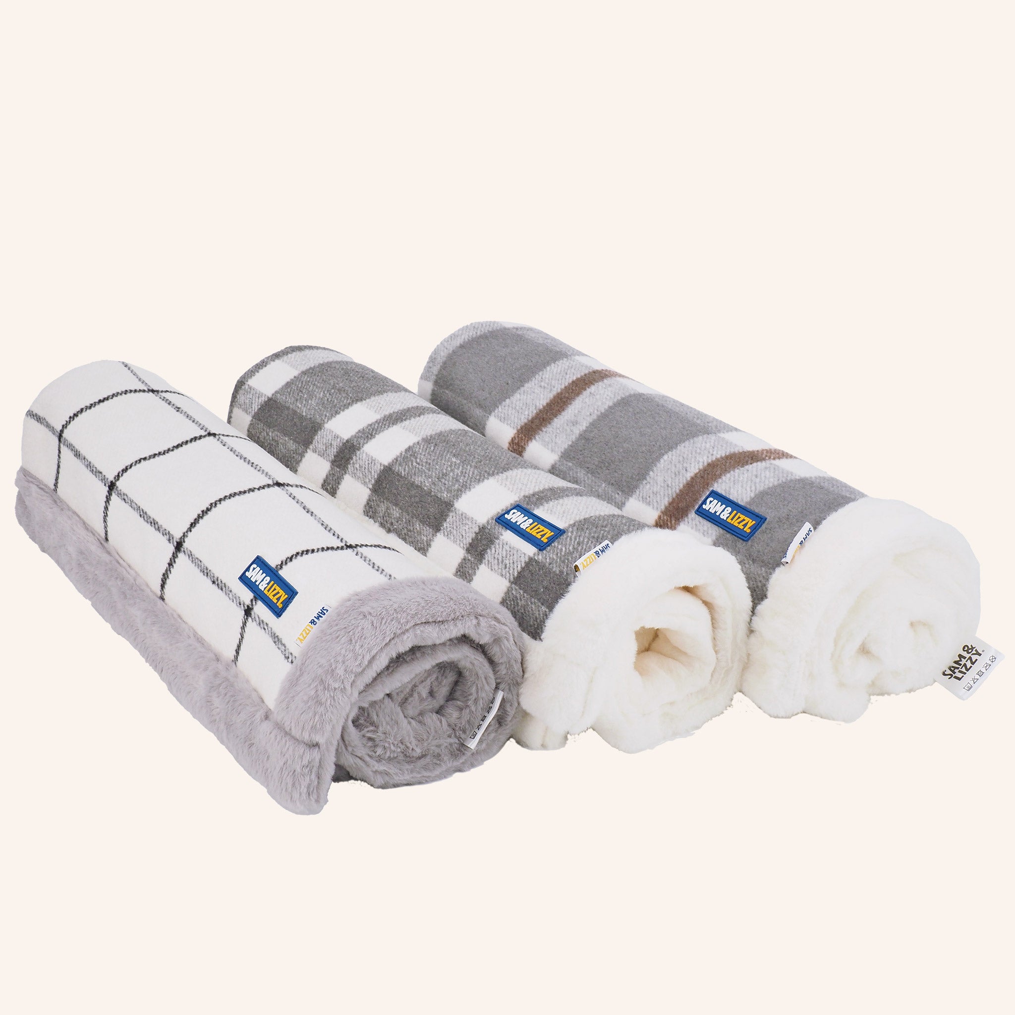 Hundedecke FLOCKE BLACK & WHITE CHECK
